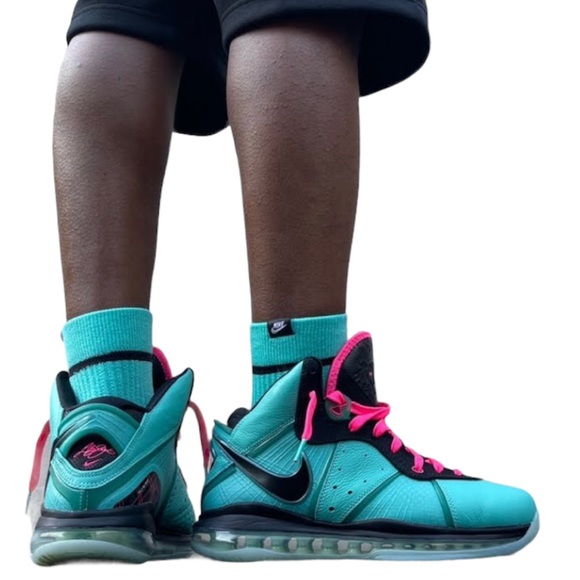 Nike LeBron 8 South Beach 2021 SZ 10.5 CZ0328-400 - Picture 8 of 17